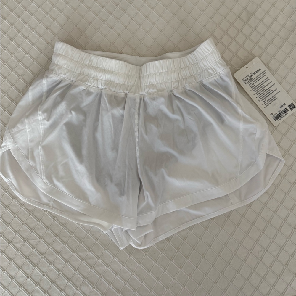 Women's White Sleep Shorts